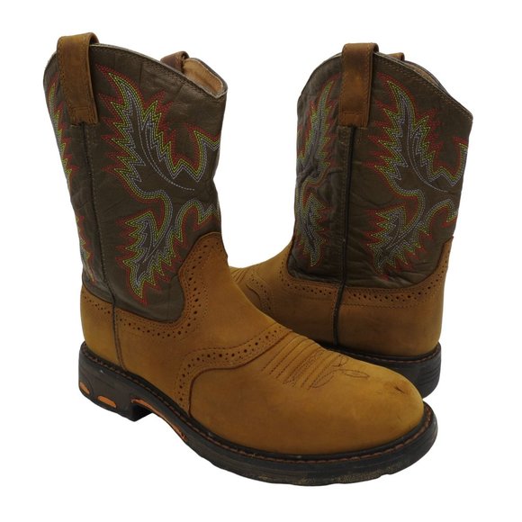 Ariat Other - ARIAT Kids' WorkHog Pull On Boot in Aged Bark Youth 6